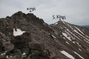 Kings peak from Anderson pass