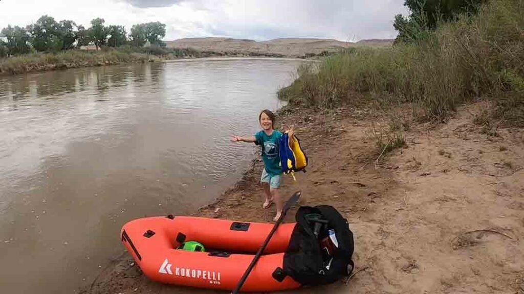 Easy Rafting Near Moab UT
